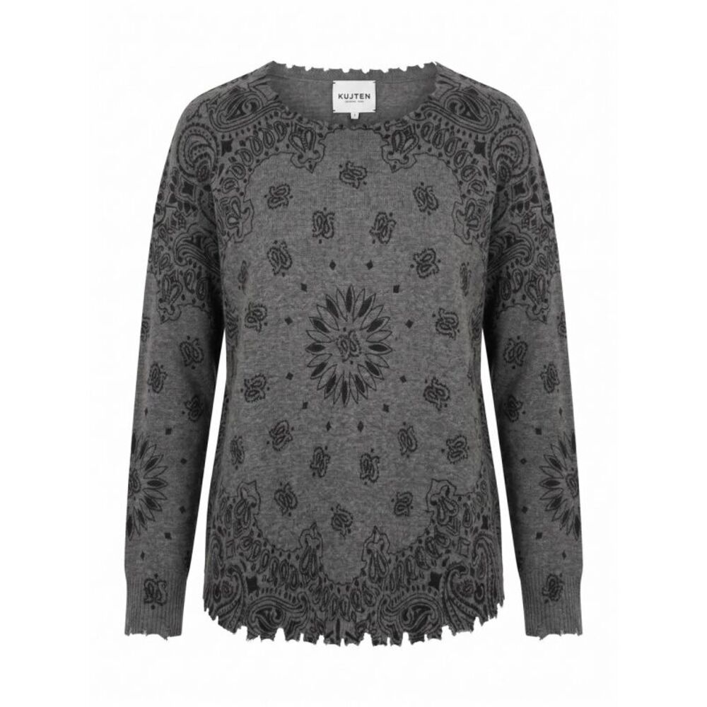 Kujten Women `Mela Bandana Bico` Round Neck Sweater
